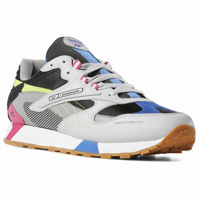 Tenisi Reebok Classic Leather Ati 90s Barbati Colorati/Gri/Negrii/Albastri Romania VT3935TY